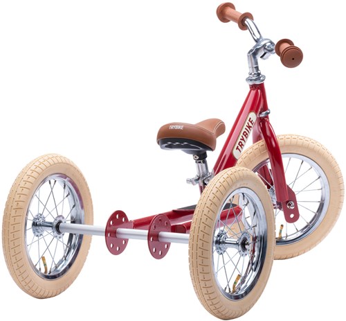 Trybike Laufrad 2-in-1 Steel - Vintage Rot Kinderlaufrad-3