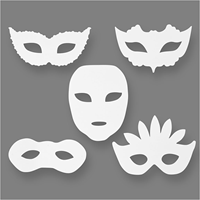 TeACH Me Karton Theatermasken Bastelspaß 16 Stück für Kinder