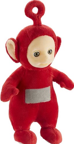 Teletubbies Kuscheltier Po mit Sound - weiches Plüschspielzeug