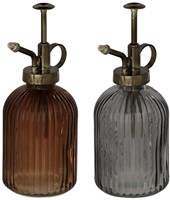 Esschert Design Pflanzensprüher Glas geriffelt transparent 300 ml