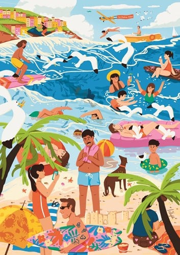 Trefl Trefl 1000 Premium Plus - The Art of Colour: In the Heat of the Holiday Season_FSC Mix 70%