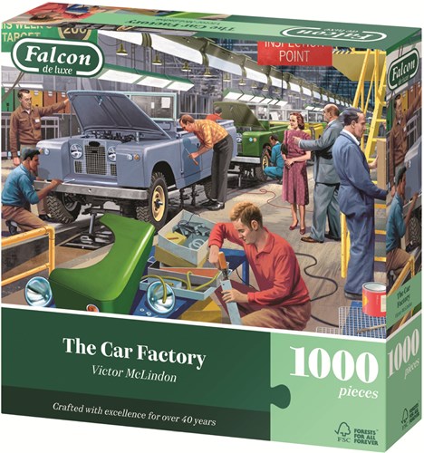 Jumbo Puzzle Autofabrik 1000 Teile Falcon Premium Qualität-2