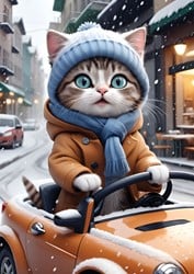 Yazz The Driver Kitty - 1000 Teile