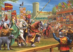 Gibsons The Joust at Warwick - 1000 Teile