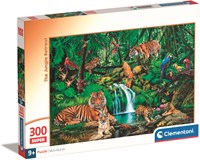 Clementoni Puzzle Dschungel Tiere - 300 Teile - bunte Kinderpuzzle-2