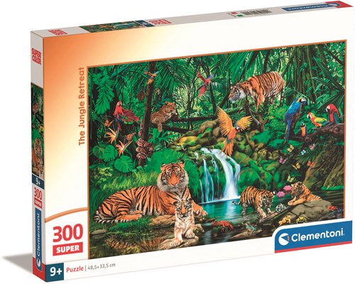 Clementoni Puzzle Dschungel Tiere - 300 Teile - bunte Kinderpuzzle-2