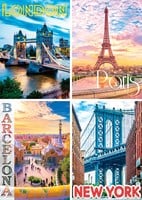 Nathan Puzzle schönste Städte der Welt 1500 Teile Puzzlespaß