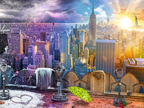 Ravensburger Die Jahreszeiten in New York - 1500 Teile