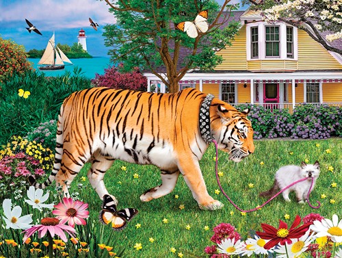 SunsOut Der Tiger-Spaziergang - 500 Teile