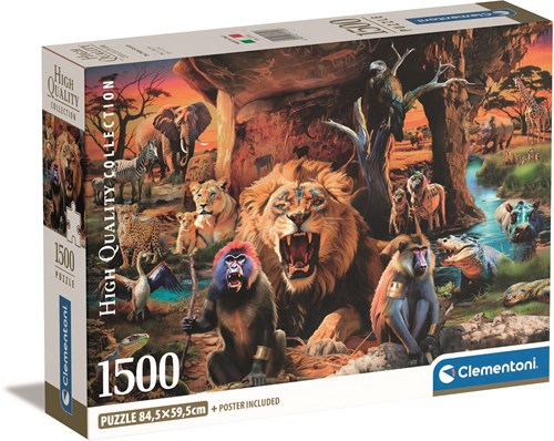 Clementoni Puzzle Tribal Society - 1500 Teile - Erwachsenenpuzzle-2