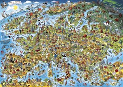 Gibsons Puzzle Europa 1000 Teile Karton Erwachsene Kinder
