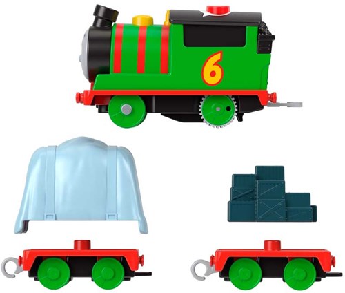 Mattel Spielzeugzug Thomas & Friends Talking Percy mit Sound-3