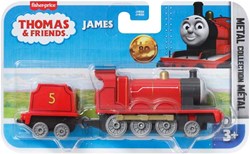 Mattel Spielzeugzug Thomas & Friends Classic James Metall rot grau