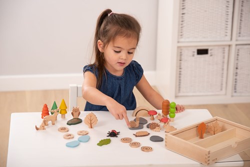 TickiT Holz Waldspielset - pädagogisches Naturspielzeug Kinder-2