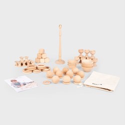 TickiT Holzspielzeug für heuristisches Spielen - 63 Stück Lernspielzeug