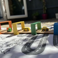 TickiT Holz Bauplatten Architekt rechteckig - 6 Stück Spielzeug-3