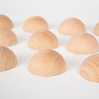 TickiT Holz Halbkugeln Spielzeug - natürliche Semisphären Lernspielzeug-3