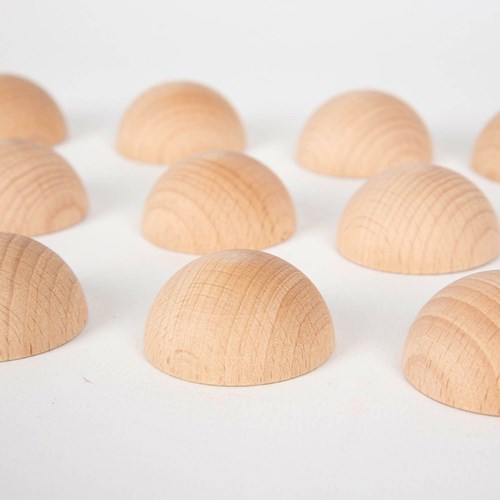 TickiT Holz Halbkugeln Spielzeug - natürliche Semisphären Lernspielzeug-3