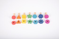 Tickit Regenbogen Holzmuttern & Bolzen