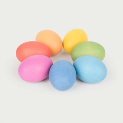 TickiT Holzspielzeug Regenbogen Eier - sensorisches Lernspielzeug