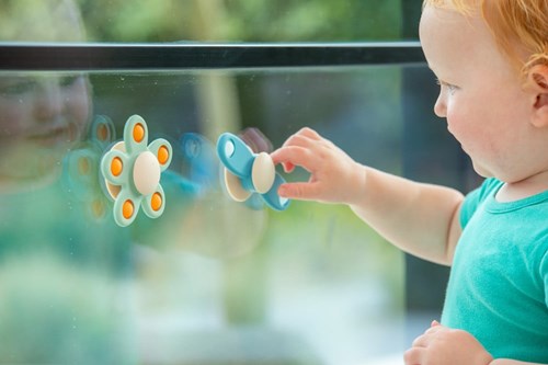 TickiT sensorisches Spielzeug SiliSoft Propeller Spinner neutral-2