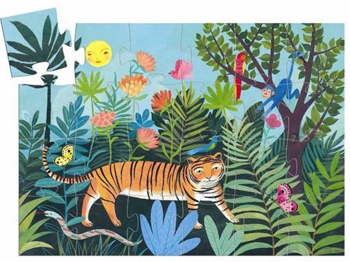 DJECO The tiger’s walk 24 pcs - 25,6 x 25,7 x 6 cm