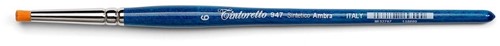 Tintoretto Tintoretto Bernsteinfarbener Synthetikpinsel, rund, abgewinkelt, 2