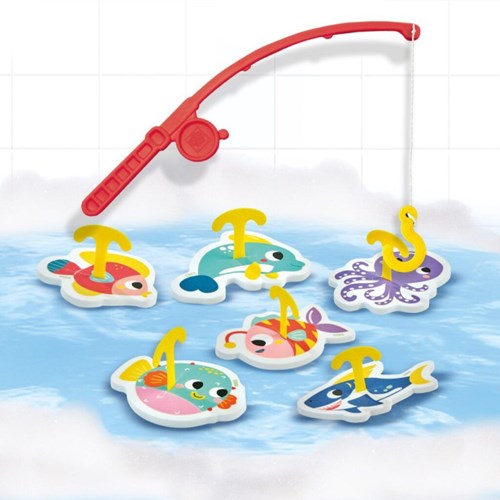 Ses Badespielzeug Angelspiel - interaktives Angelspiel mit Meerestieren-3