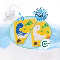 Ses Badebuch Dinosaurier - Wasser-Malbuch für Kinder - wiederverwendbar und wasserdicht-3