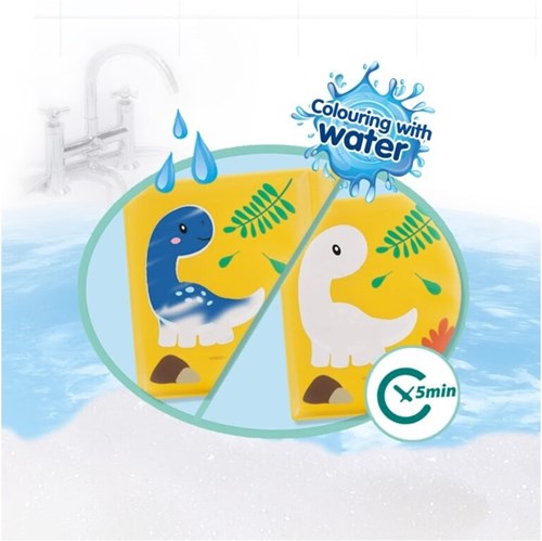Ses Badebuch Dinosaurier - Wasser-Malbuch für Kinder - wiederverwendbar und wasserdicht-3
