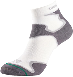1000 Mile Sportsocken Herren niedrig weiß grau - Fusion Socken Komfort