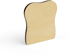 BigJigs Holzspielzeug Toast - Holzbrotscheibe für Kinderküche