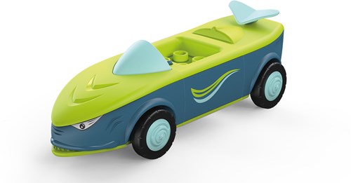 Toddys Spielzeugauto Dave Divey mit Licht und Sound - inklusive beweglicher Figur und Schwungradmotor-3
