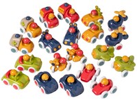 Tolo BIO Spielzeugfahrzeuge Box - 20 Stück nachhaltige Autos