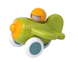 Tolo Bio Spielzeug Flugzeug - nachhaltiges Baby Flugzeug aus Biokunststoff