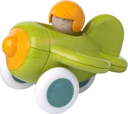 Tolo Bio Spielzeug Flugzeug - nachhaltiges Baby Flugzeug aus Biokunststoff