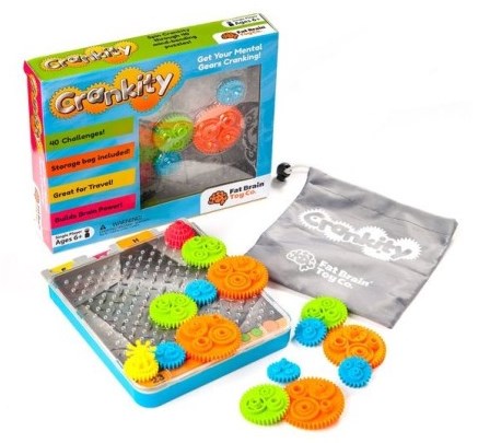 Tomy - Crankity Zahnrad-Puzzlespiel für Kinder und Familie