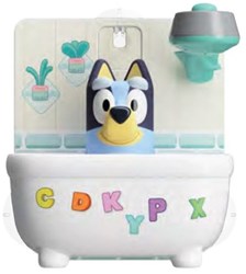 Tomy Badespielzeug Bluey Dusche und Waschspaß mit Saugnäpfen