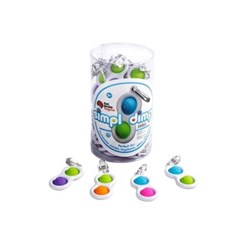 Tomy Fidget Spielzeug Simpl Dimpl - mehrfarbiges Silikon Pop It
