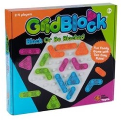 Tomy Gesellschaftsspiel GRIDBLOCK strategisches Brettspiel für Kinder