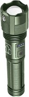 Helle LED-Taschenlampe - Armeegrün - 5 Modi - USB-C aufladbar - Inklusive wiederaufladbarem Akku - AAA-Batterie Backup - Zoomfunktion-2