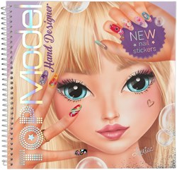 Depesche TOPModel Malbuch Hand Design mit Stickern und kreativen Looks