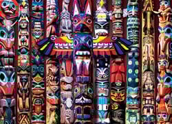 Eurographics puzzle Totem Poles - 1000 Teile