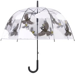 Esschert Design Regenschirm Vögel transparent 81 cm Regenzubehör