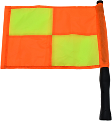 Precision Linienrichter Flaggen Set - orange - Schiedsrichter Zubehör