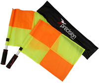 Precision Linienrichter Fahnen Set - orange gelb - Sportzubehör