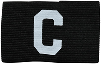 Precision Kapitänsbinde Sport Junior Schwarz - Big C Armband