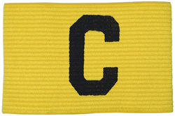 Precision Kapitänsbinde Sport gelb Junior - Big C Armband