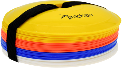 Precision Trainingshütchen flache Markierungen Set 40 Stück Multicolor Sport