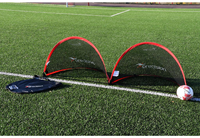 Precision Fußballtor Pop-Up Set - 110x80cm - tragbares Sporttor